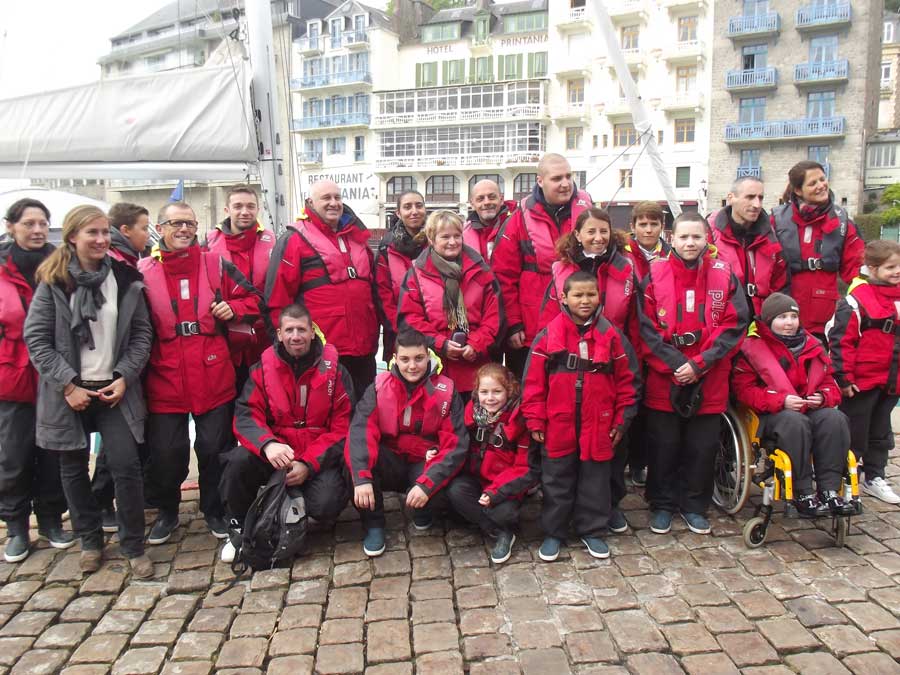 Du 1er au 4 mai 2014, ils ont vécu la fantastique aventure de la « voile solidaire » à bord du catamaran EPHATA