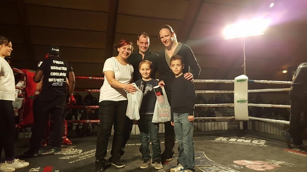 Le 30 avril, Sacha invité d’honneur du gala de kick boxing du KBCC