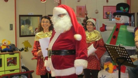 Le 19 décembre, c’était déjà Noël et on a fait la fête à l’hôpital